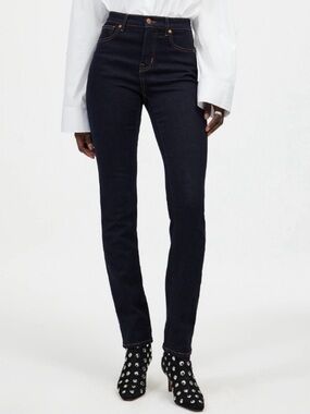 Madewell Mid rise Stovepipe Jeans Rinse wash